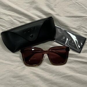Diff Eyewear Bella Sunglasses In Clayton / Brown Non-Polarized